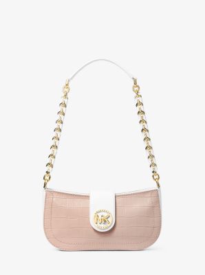 two tone shoulder bag