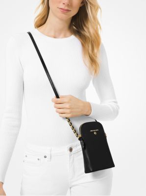 Small Pebbled Leather Smartphone Crossbody Bag | Michael Kors