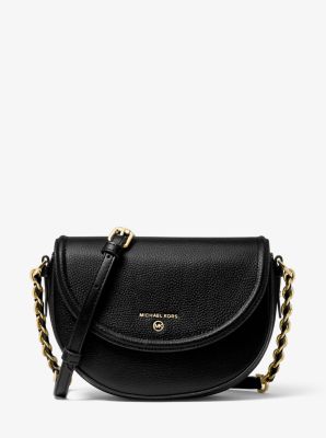 Jet Set Medium Pebbled Leather Half Dome Crossbody