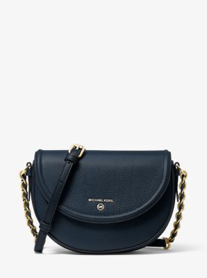 Michael kors jet set pebbled sale leather crossbody