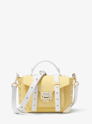 Michael Kors Small Crocodile Embossed Crossbody Bag