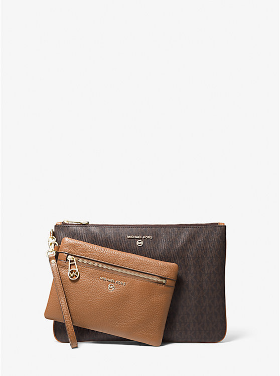 Slater Large Logo and Leather 2-in-1 Wristlet image number 0