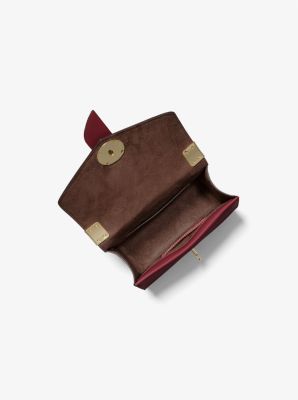 Greenwich Small Crocodile Embossed Leather Crossbody Bag