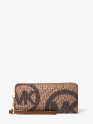 Michael michael kors poppy graphic logo leather on sale sneaker