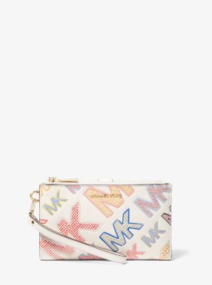 Smartphone-Brieftasche Adele aus Leder mit Logoprägung image number 0