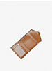 Portefeuille à trois volets Carmen de taille moyenne à blocs de couleurs et à logo image number 1