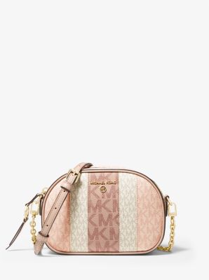 Jet Set Small Color Block Logo Camera Bag Michael Kors Canada