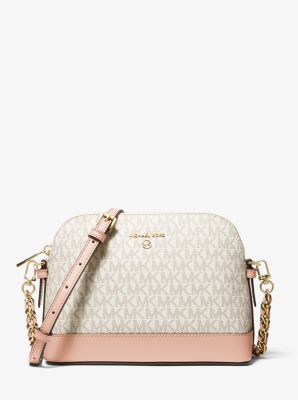 Michael kors discount dome crossbody pink