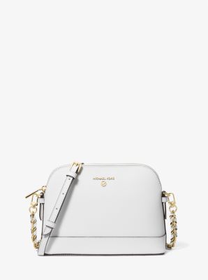 Large Saffiano Leather Dome Crossbody Bag | Michael Kors