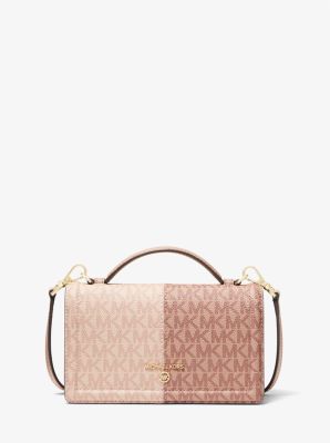 Michael Kors Greenwich Small Two-Tone Logo Crossbody Bag