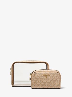 Large Clear 2-in-1 Travel Zip Pouch | Michael Kors