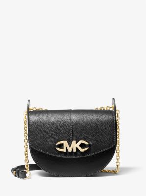 Izzy Small Pebbled Leather Saddle Crossbody Bag | Michael Kors