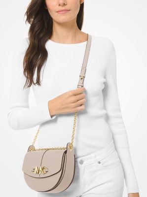 Izzy Small Pebbled Leather Saddle Crossbody Bag image number 3