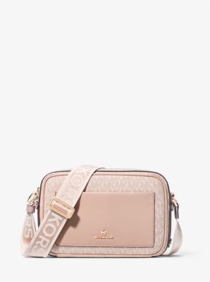 Marilyn Small Metallic Saffiano Leather Crossbody Bag