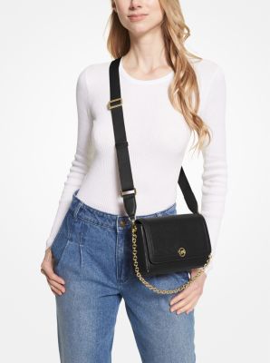 Freya Small Convertible Pebbled Leather Crossbody Bag | Michael Kors