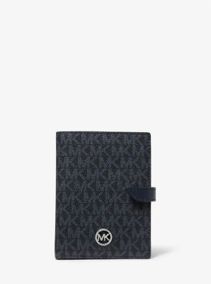 MICHAEL KORS Black Jet Set L-Fold w/ ID Bi-Fold Leather Wallet