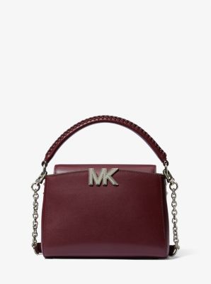 Michael Kors Karlie Medium Leather Satchel Bag