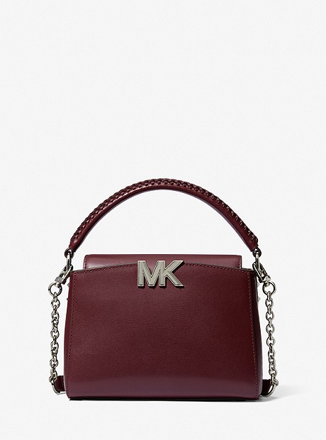 Karlie Small Leather Crossbody Bag - MERLOT - 32T2SCDC1L