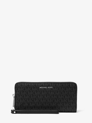 Michael Kors Wallet Small Jet Set ZA Card high quality Case Haircalf Leopard Print Black