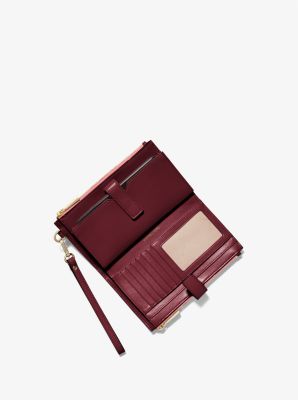 Jet Set Striped Signature Logo Wristlet image number 1