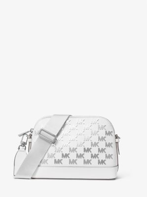 Jet Set Large Logo Embellished Dome Crossbody Bag | Michael