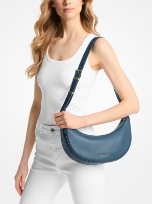Avra Medium Leather Crossbody Bag in DK CHAMBRAY - Sale | Michael