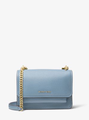 Wandelbare Schultertasche Claire Small aus gekrispeltem Leder