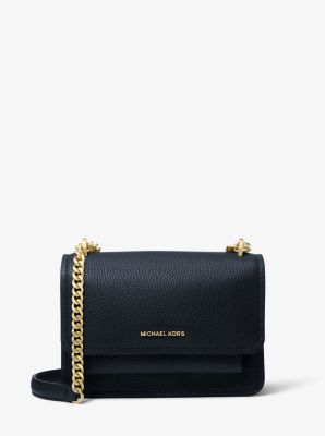 Claire Small Pebbled Leather Convertible Shoulder Bag