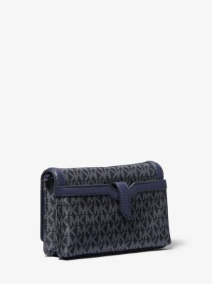 Jet Set Small Logo Print Woven Smartphone Crossbody Bag image number 2