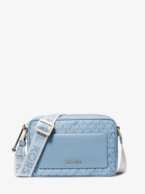 Grand sac &agrave; bandouli&egrave;re tiss&eacute; Jet Set &agrave; imprim&eacute; &agrave; logo Signature