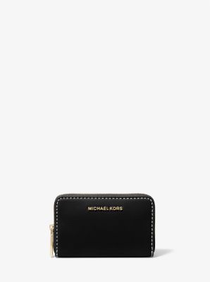 Jet Set Small Topstitched Leather Wallet | Michael Kors