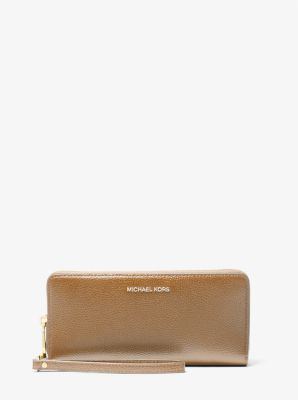 Jet Set Travel Large Pebbled Leather Continental Wallet image number 0