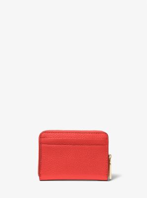 Jet Set Small Pebbled Leather Zip-Around Card Case image number 2