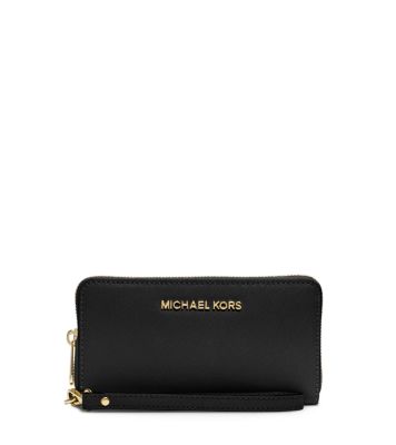 Michael kors jet set travel on sale large smartphone wristlet