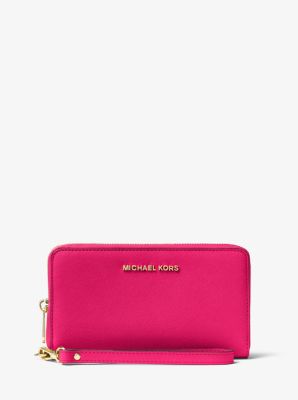 Michael kors iphone 5 wallet pink best sale