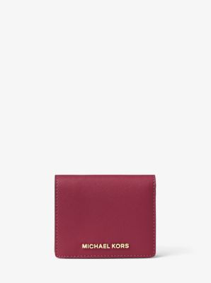 michael kors leather card holder