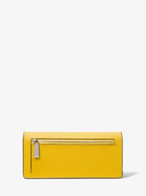 Jet Set Large Saffiano Leather Snap-Front Wallet image number 2