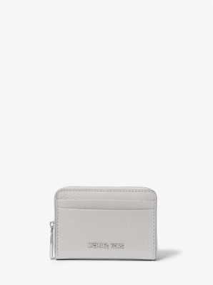 Jet Set Small Pebbled Leather Zip-Around Card Case image number 0