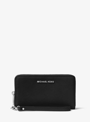 michael michael kors logo smartphone wristlet