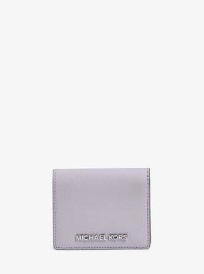 Jet Set Travel Saffiano Leather Card Holder | Michael Kors