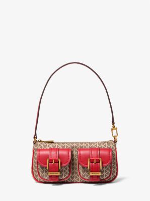 Pochette Zoe Small aus Jacquard mit MK2000-Logomuster image number 0