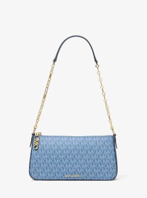 Pochette Empire Medium mit Signature-Logomuster und Kette image number 0