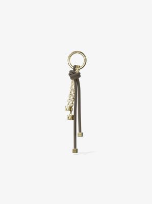 Gold-Tone and Cord Bag Charm