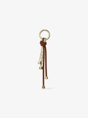 Gold-Tone and Cord Bag Charm
