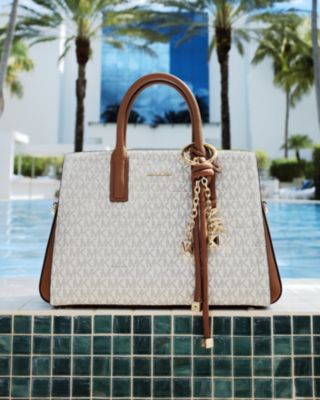Gold-Tone and Cord Bag Charm