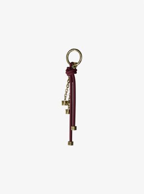 Gold-Tone and Cord Bag Charm image number 1