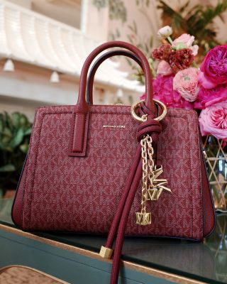 Gold-Tone and Cord Bag Charm image number 3