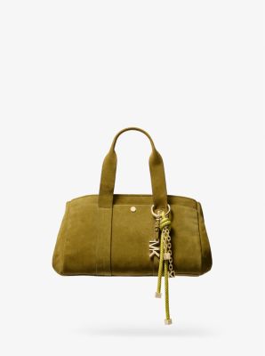Gold-Tone and Speckled Cord Bag Charm