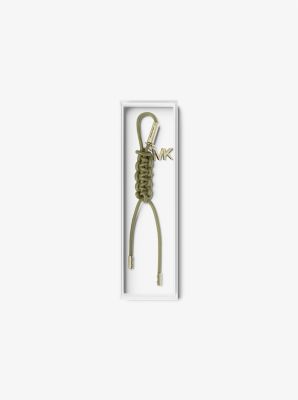 Gold-Tone and Braided Cord Bag Charm image number 2
