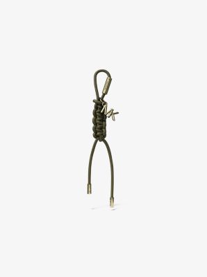 Gold-Tone and Braided Cord Bag Charm image number 0